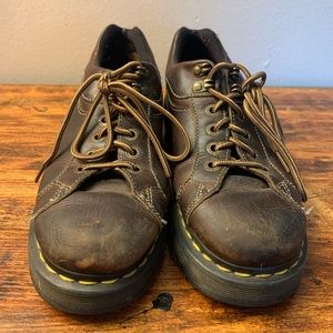 Vintage Dr. Martens 9861 Brown Oxford Loafers